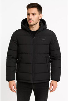 Winterjas heren steekzakken - Zwart - L