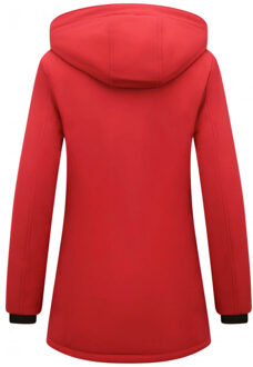 Winterjas parka slim fit - maat S Rood