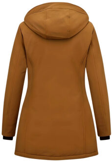 Winterjas parka slim fit - maat XL Bruin