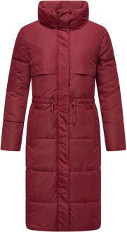 winterjas voor dames The Madness - lang, warm en functioneel Rood