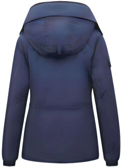 Winterjassen halflang gewatteerd Blauw - XL