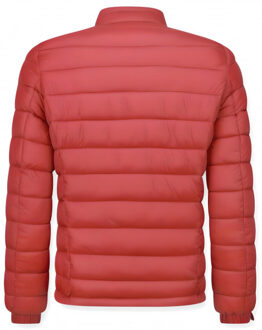 Winterjassen - Heren Winterjas Kort - Down Jack - Rood - L