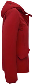 Winterjassen met capuchon 5897 - maat XS Rood