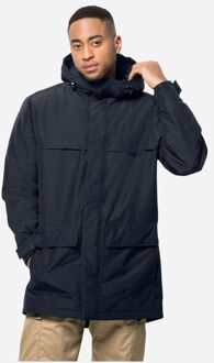 Winterlager Parka Winterjas Heren donker blauw - XXL