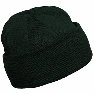 Wintermuts Beanie Yukon - donkergroen - heren/dames - sterk/zacht/licht gebreid 100% Acryl One size