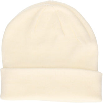 Wintermuts Beanie Yukon - gebroken wit - heren/dames - sterk/zacht/licht gebreid 100% Acryl One size