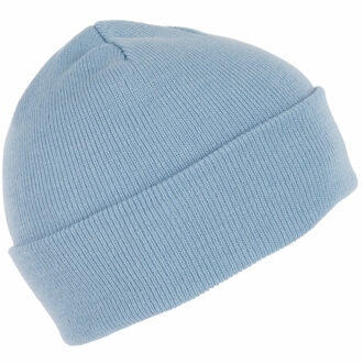 Wintermuts Beanie Yukon - lichtblauw - heren/dames - sterk/zacht/licht gebreid 100% Acryl One size