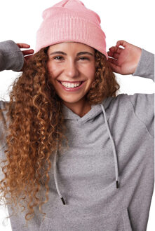 Wintermuts Beanie Yukon - lichtroze - zacht en licht gebreid - One size