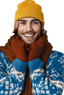 Wintermuts Yukon - geel - heren/dames - 100% acryl One size