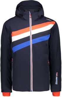 Wintersportjas - Maat 56  - Jongens - navy/rood/wit/blauw