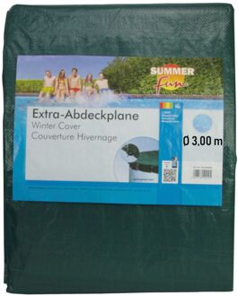 Winterzwembadhoes rond 300 cm PVC groen