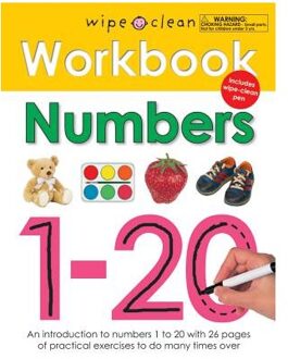 Wipe Clean Workbook Numbers 1-20