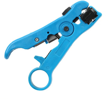 Wire Cable Pliers Multi-functional Electric Stripping Tools for UTP/STP RG59 RG6 RG7 RG11 Cutter Striper Cable Wire Pliers