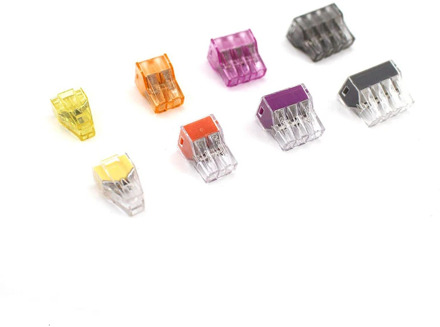 Wire Connector 733 PCT-102/104/108 2-8 pin Quick Universal Compact Wiring Conector Connect Terminal Block Electrical Led Light