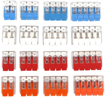 Wire Connectors 222-412 413 415 Mini Fast Wire Cable Conectors Universal Compact Wiring Conductor Push-in Terminal Block China