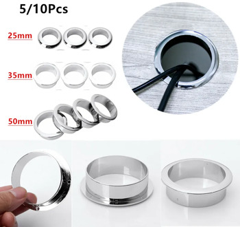 Wire Hole Cover Table Cable Outlet Grommet Plug Cap Desktop PC Cable Holder Cabinet Vent Hole Furniture Decorative Hardware