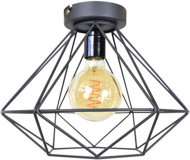 Wire Plafondlamp Zwart