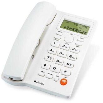 Wired Thuiskantoor Caller Id Display Vaste Vaste Telefoon Met Kiesherhalingsfunctie 1