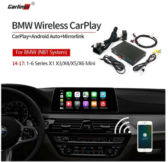 Wireless Apple Carplay Android Auto Mirrorlink Airplay Navigation Activator for BMW MINI X1 X3 X4 X5 X6 1-7 Series NBT EVO Host