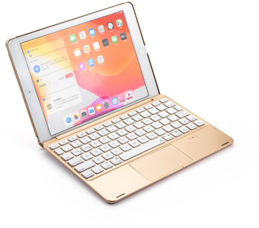 Wireless Bluetooth Keyboard Cover for ipad Air12 pro9.7 2017 2018 new ipad9.7 Aluminum light-emitting keyboard with touch mouse