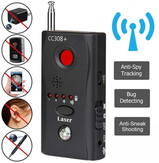 Wireless Camera Lens Signal Detector CC308+ Radio Wave Signal Detect Camera Full-Range WiFi RF Tracker GSM Devices Finder Hot