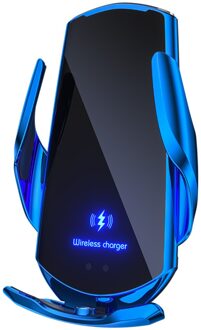 Wireless Car Charger Mount Snel Opladen Infrarood Inductie Autolader Houder Compatibel Met De Meeste Smartphones Roze