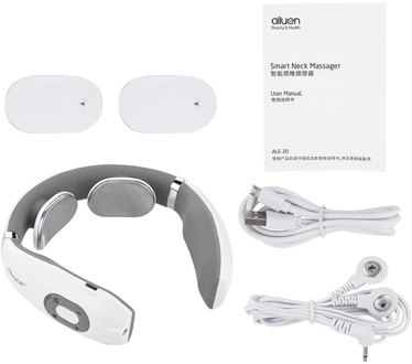 Wireless Cervical Traction Collar Pain Relief Massage Device Pulse Heating Neck Massager 3D Floating Electrode Pads Home Travel