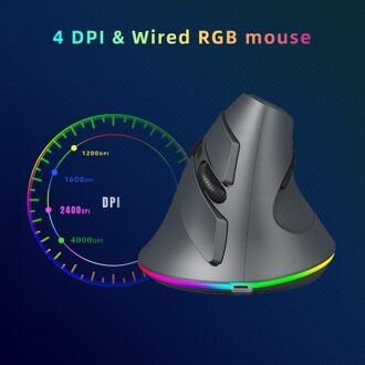Wireless Dual-mode Mouse 2.4G/BT5.1 Computer Mouse Gaming Mouse Ergonomic Silent Windows Android Linux iOS Reduce Hand Fatigue Multi-platform Compatibility