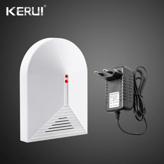 Wireless Glass Break Detector Sensor for Home Burglar Security Alarm Adjustable Sensitivity with Power adatper