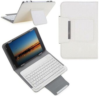 Wireless Keyboard Case Voor 7 8 Inch Tablet Universele Afneembare Bluetooth Toetsenbord Voor Ipad Mini 5 4 3 2 1 7.9 "Stand Cover wit