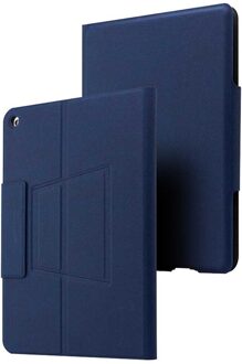Wireless Keyboard Cover Voor Ipad 10.2 Inch Case Backlight Toetsenbord Cover Voor Ipad 7th Gen Pu Leather Shockproof case blauw