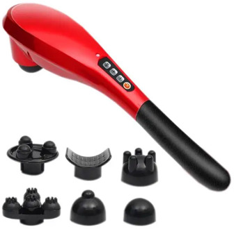 Wireless massage stick electric dolphin massage hammer hand-held charged shoulder and cervical vertebra massager multi-function