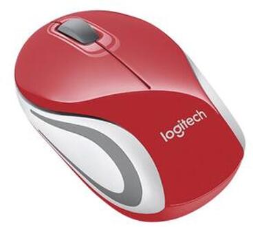 Wireless Mini Mouse M187 Rood