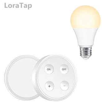 Wireless Remote Control Dimmer Portable Switch LED Bulb 7W E27 CCT 2700K 4000K 6000K 200m Range for lamps No WiFi No App