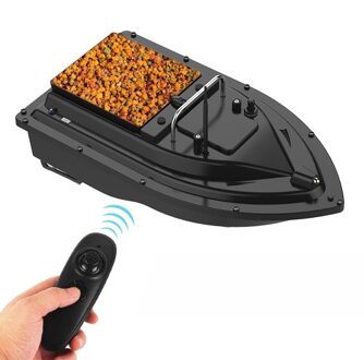 Wireless Remote Control Fishing Bait Boat Fishing Feeder Fish Finder Device 7.4v/12000mAh Battery 400-500M Remote Range 4.4lb Large Bait Container