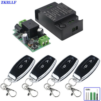 Wireless Remote Control Switch AC 110V 220V 1CH Receiver Module and RF Transmitter For Smart Home LED Light Remote Control DIY
