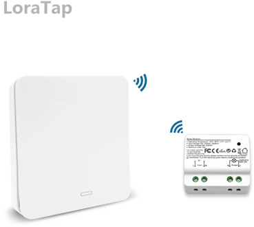 Wireless Switch Kinetic No Battery Needed No Wiring Needed Easy to Install, Remote Control Light Lamps, Ventilator, Exhaust Fan