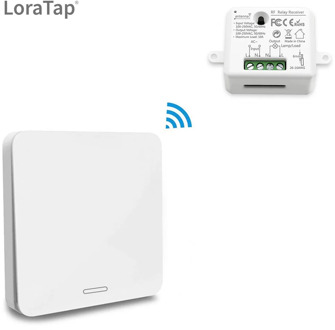 Wireless Switch Remote Control Light Ventilator Fan Kinetic Self Powered RF 433Mhz No Battery No WiFi No Wire Needed Easy to use