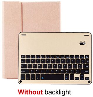 Wirless Backlight Toetsenbord Case Voor Ipad 10.2 Inch Tablet Cover Voor Ipad 7th Gen A2197 Case Pu Leather Afneembare cover roze