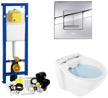 Wisa XS set01 Randloos Delos Chroom (meerprijs €25,00)