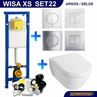 Wisa XS set20 Subway 2.0 (Met Argos of Delos drukplaat) Wit