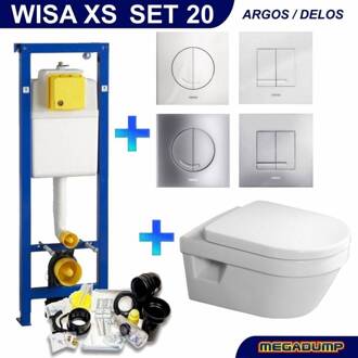 Wisa Xs Toiletset 20 Villeroy & Boch Omnia Architectura Directflush Met Bril En Drukplaat Wisa