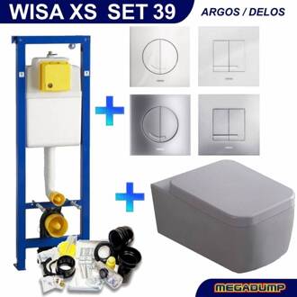 Wisa Xs Toiletset 39 Aqua Splash Larx Met Argos/Delos Drukplaat Wisa
