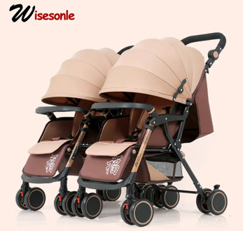 Wisesonle stroller for twins car double number double stroller baby stroller twins double