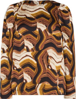 Wish blouse black & brown Bruin - XS