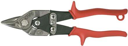 Wiss Metaalschaar,midden knippend, rood, 233mm - M5R - M5R