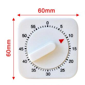 Wit 60 Minuten Keuken Mechanische Timer Count Down Alarm Herinnering Gereedschap Koken Timer Keuken Timers Keuken Gereedschap