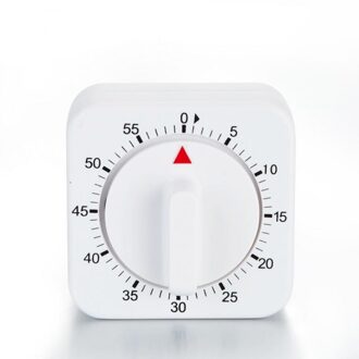 Wit 60 Minuten Keuken Mechanische Timer Eten Voorbereiding Temporizador Benodigdheden Digitale Count Down Alarm Herinnering Tool Gadgets