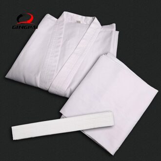 Wit Colla Taekwondo Uniform Traditionele Witte Suite Voor Kinderen Volwassen Student Tae Kwon Dobok Wtf Goedkeuren V-hals Uniformen 150cm M