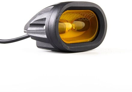 Wit/Geel 20 w LED Verlichting 6D Universele Motorfiets Spot Off Road Extra Spot Lamp Driving Mistlamp voor Auto Vrachtwagen 1stk geel licht